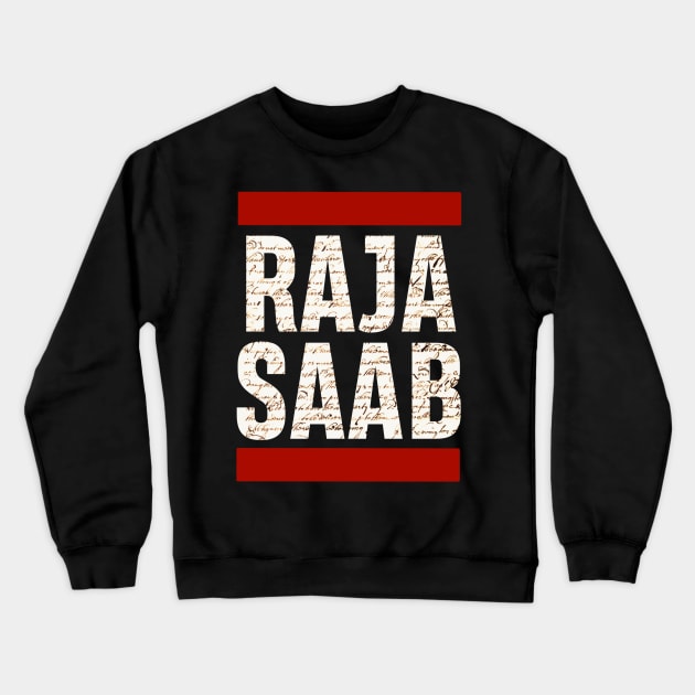 Raja Saab Crewneck Sweatshirt by SAN ART STUDIO 